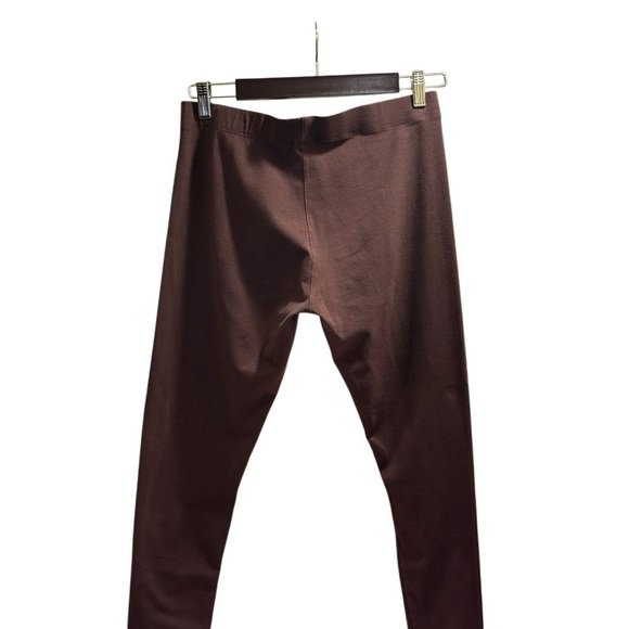 Faded Glory Brown Leggings Large Cotton Blend - Picture 4 of 7
